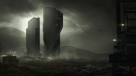 dark scifi wallpaper|dark gloomy sci fi backgrounds.